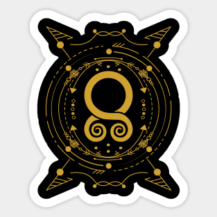 The Troll Cross | Norse Pagan Symbol Sticker